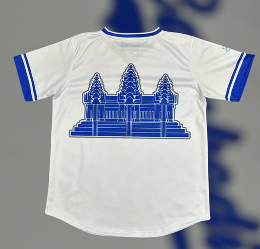 Cambodia Baseball jersey (Blue/white)