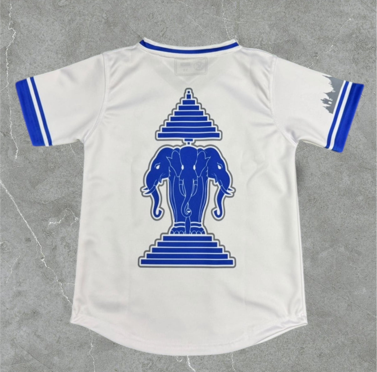 LAOS Baseball Jersey (white/blue)