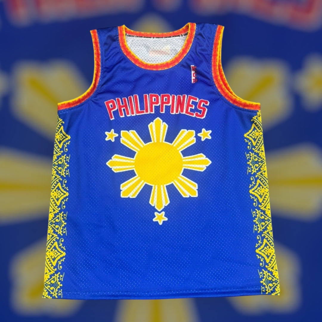 PHILIPPINES Basketball jersey (Blue)