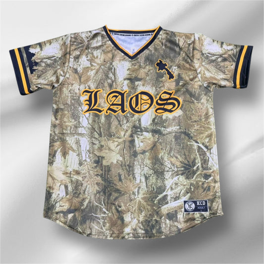 Laos Camo baseball jersey